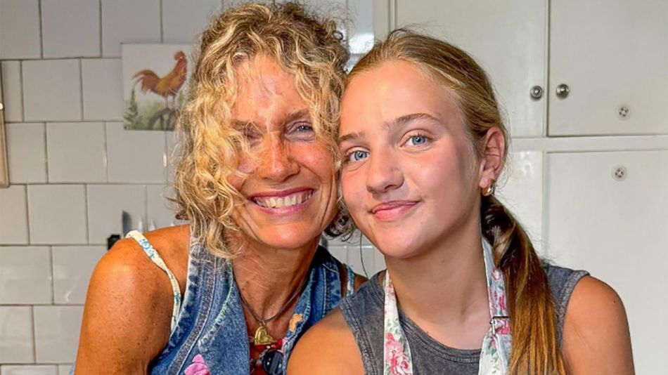 Maru Botana junto a su hija Inés