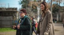 Rosa, mamá del Cuti Romero, y Paula Chaves