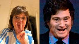 Javier Milei y Patricia Bullrich festejaron el triunfo de la Selección: los tres dedos de la senadora que calentaron las redes