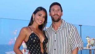 Antonela Roccuzzo y Lionel Messi