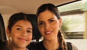 Camila Galante junto a su hija, Victoria Paredes