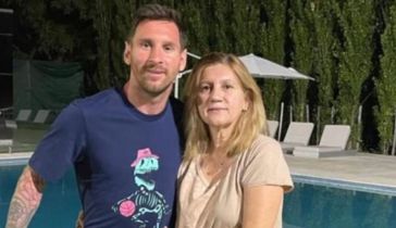 Celia y Lionel Messi