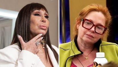 Moria Casán y Andrea del Boca