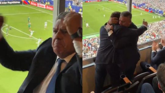 El eufórico festejo de Chiqui Tapia tras el golazo de Lionel Messi en el Mundial 2026