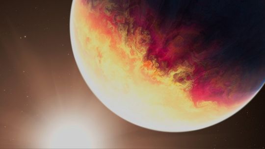 El telescopio James Webb de la NASA captó cómo un exoplaneta es "asado" por su propia estrella