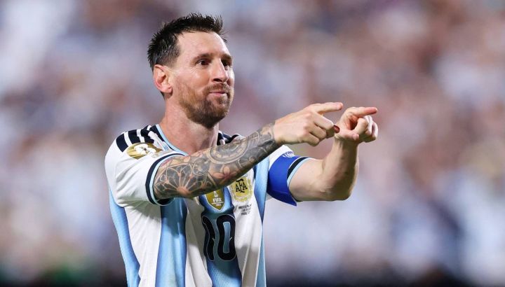 Lionel Messi en partido de Argentina vs Argelia 16062026