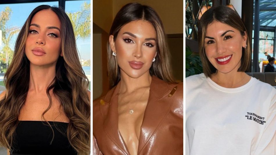 Caro Calvagni, Agustina Gandolfo y Muri López Benítez