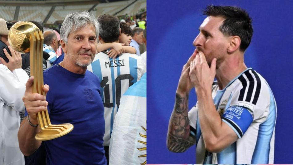 Jorge Messi y Lionel Messi