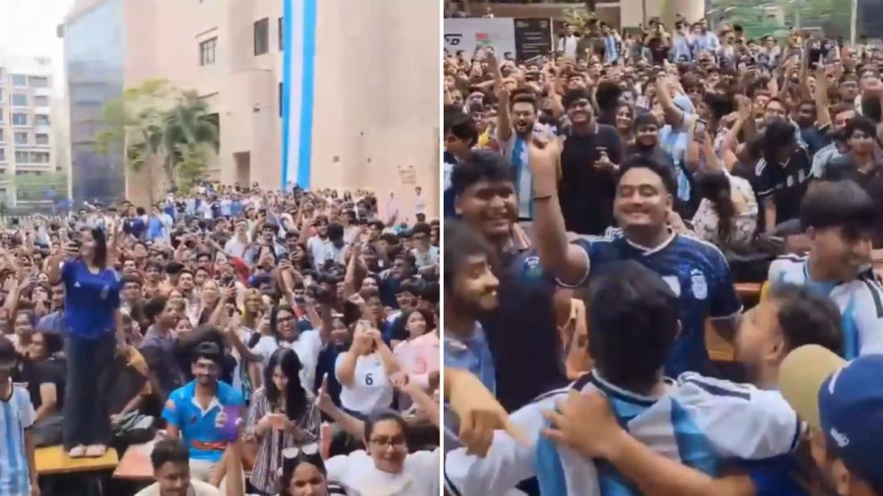 Festejos en Bangladesh por el triunfo de Argentina