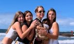Allegra e Indiana Cubero celebraron el cumpleaños de su hermano, Cruz Urcera, con tiernos mensajes