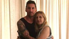 Lionel Messi y su mamá Celia Cuccittini