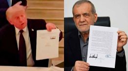 Donald Trump y Masud Pezeshkián 18062026