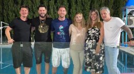 La familia de Lionel Messi