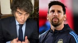 Milei y Messi