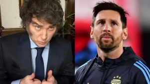 Milei y Messi