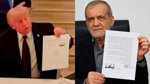 Donald Trump y Masud Pezeshkián 18062026