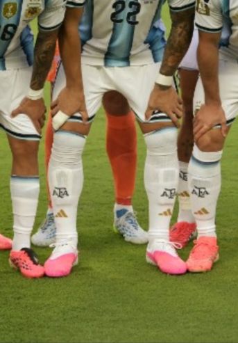 Botines rosas en la Selección Argentina
