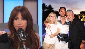 Florencia Peña, Celia, Jorge y Lionel Messi