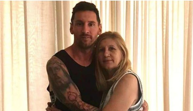 Lionel Messi y Celia Cuccittini