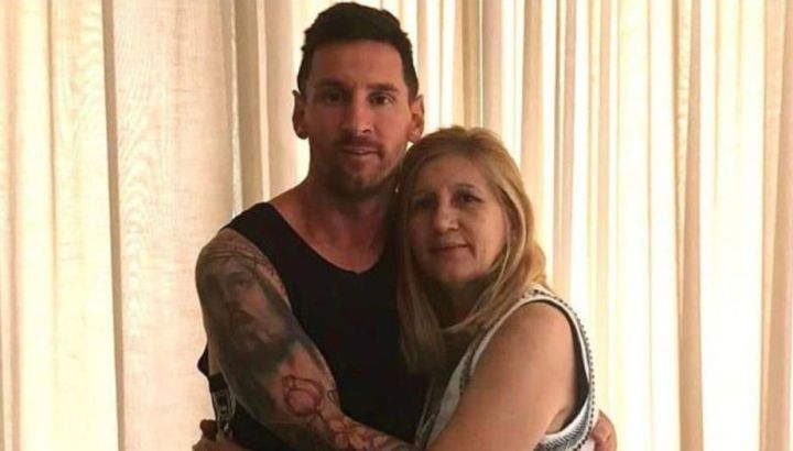 Lionel Messi y su mamá Celia Cuccittini