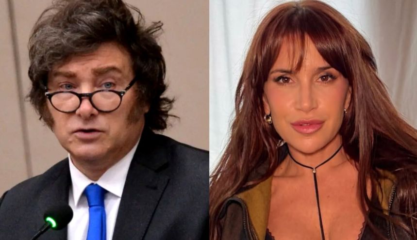 Javier Milei y Florencia Peña
