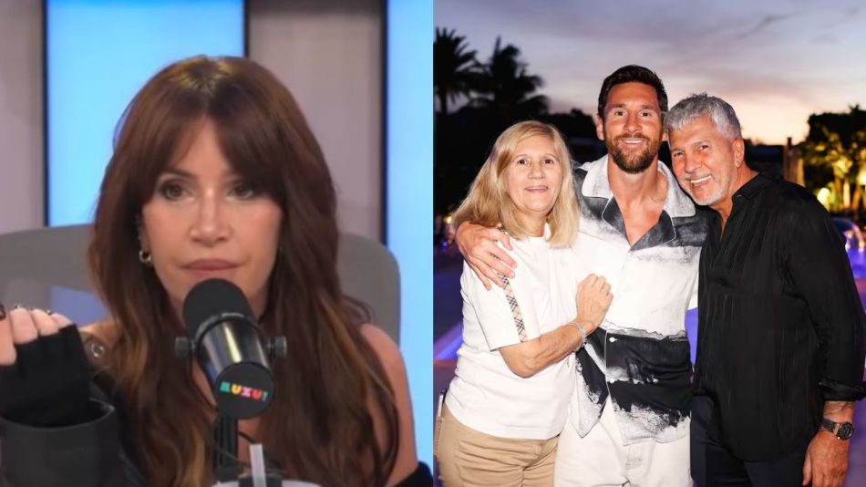 Florencia Peña, Celia, Jorge y Lionel Messi