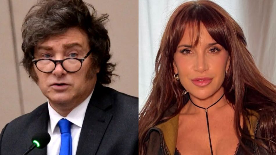 Javier Milei y Florencia Peña