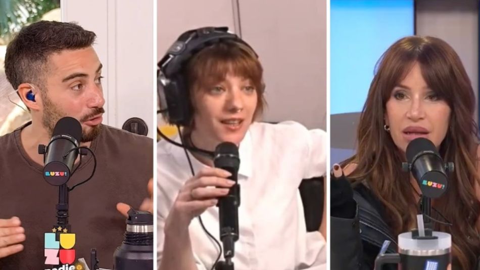 Nicolás Occhiato, Florencia Peña y la productora de Luzu
