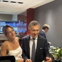 Mauricio Macri y Dolores Teuly | Foto:CEDOC
