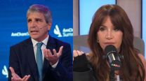 Luis Caputo y Florencia Peña