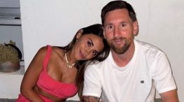 Antonela Roccuzzo y Lionel Messi