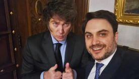 Javier Milei y Ramiro Marra