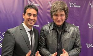 Adrian Ravier y Javier Milei 19062026 