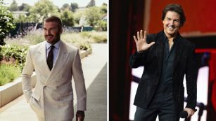 David Beckham y Tom Cruise