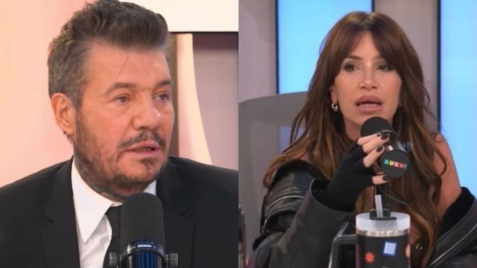 Marcelo Tinelli y Florencia Peña