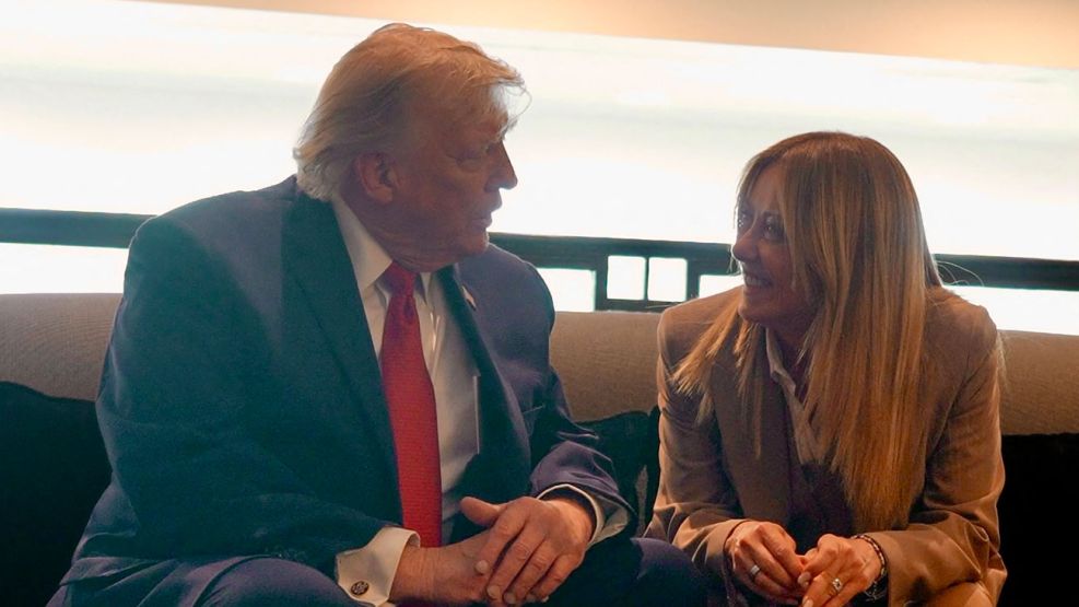 Donald Trump y Giorgia Meloni 19062026