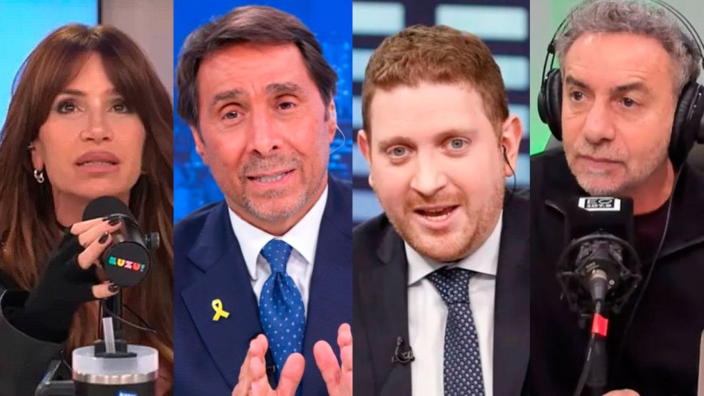 Florencia Peña, Eduardo Feinmann, Jonatan Viale y Luis Majul 19062026