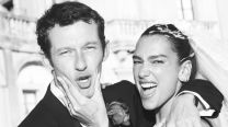 Dua Lipa y Callum Turner recién casados