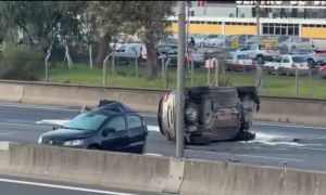 Choque fatal ocurrido en la autopista Panamericana