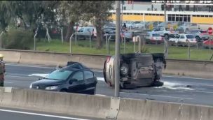 Choque fatal ocurrido en la autopista Panamericana