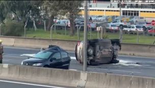 Choque fatal ocurrido en la autopista Panamericana