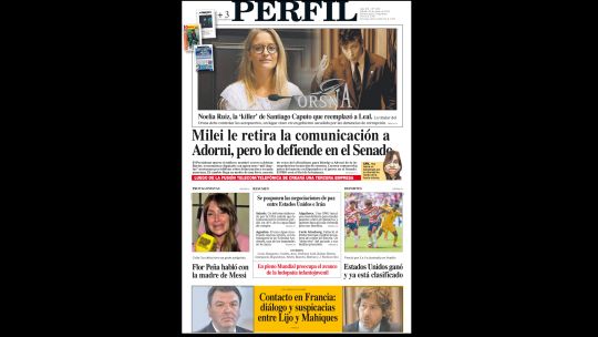 La tapa del Diario PERFIL del sábado 20 de junio de 2026