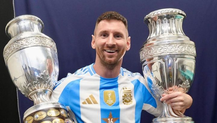 Lionel Messi mostró su entrenamiento con la selección argentina tras el escándalo con Luzu TV