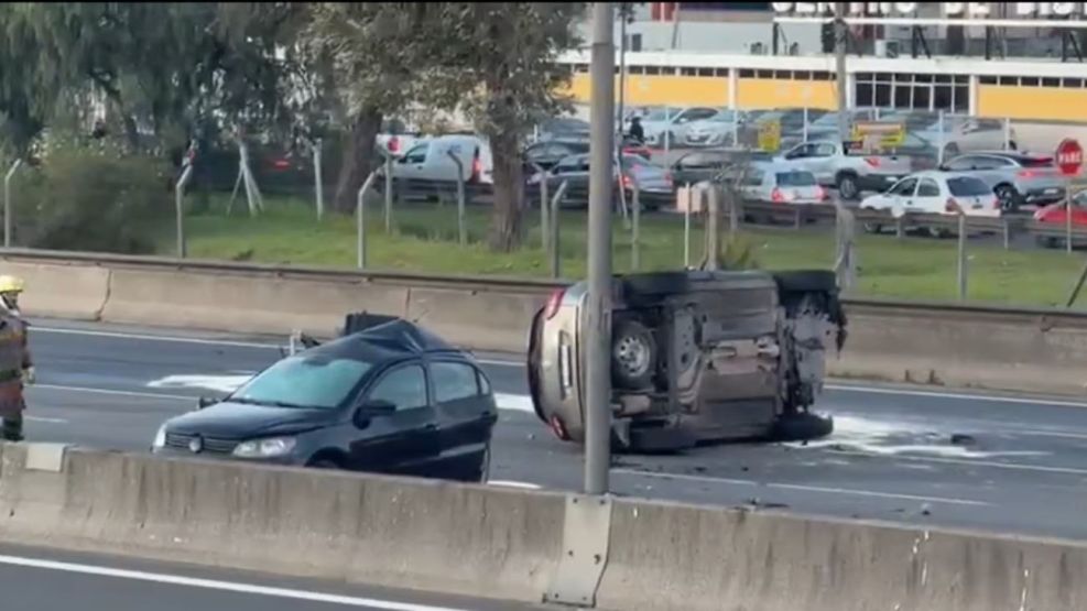 Choque fatal ocurrido en la autopista Panamericana