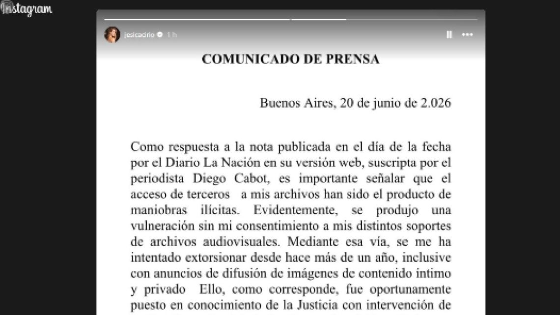Cirio habló de los dólares y denunció extorsión: "Han accedido a mis archivos con maniobras ilícitas"