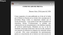 Jesica Cirio habló de los videos de dólares y denunció extorsión: "Han accedido a mis archivos con maniobras ilícitas"