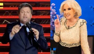 Guido Kazcka y Mirtha Legrand