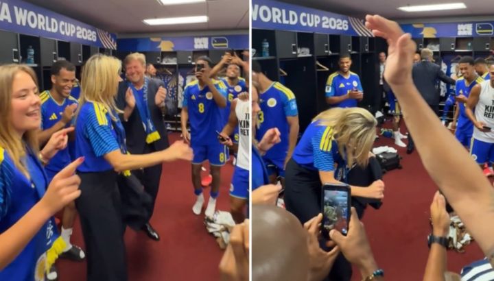 El video de Máxima y la familia real de Holanda bailando en el vestuario de Curazao que se hizo viral