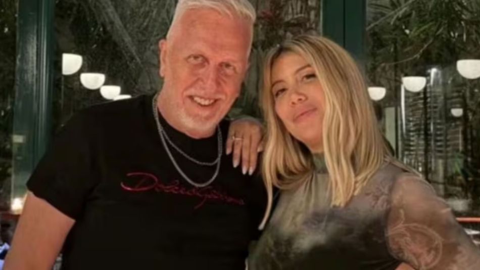 Andrés y Wanda Nara