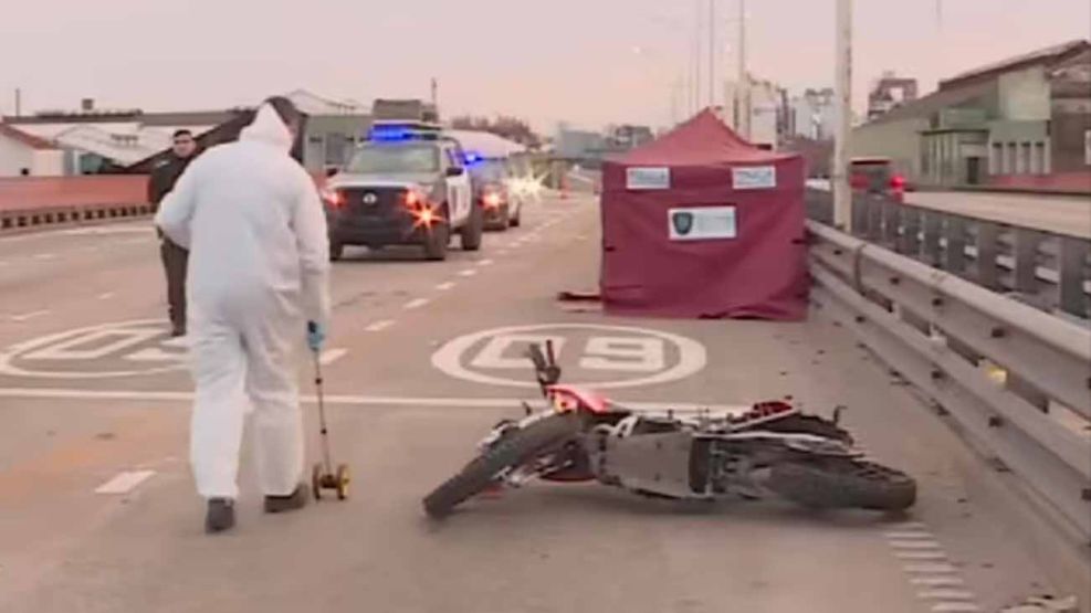 Choque motociclista AU 9 de Julio 21062026